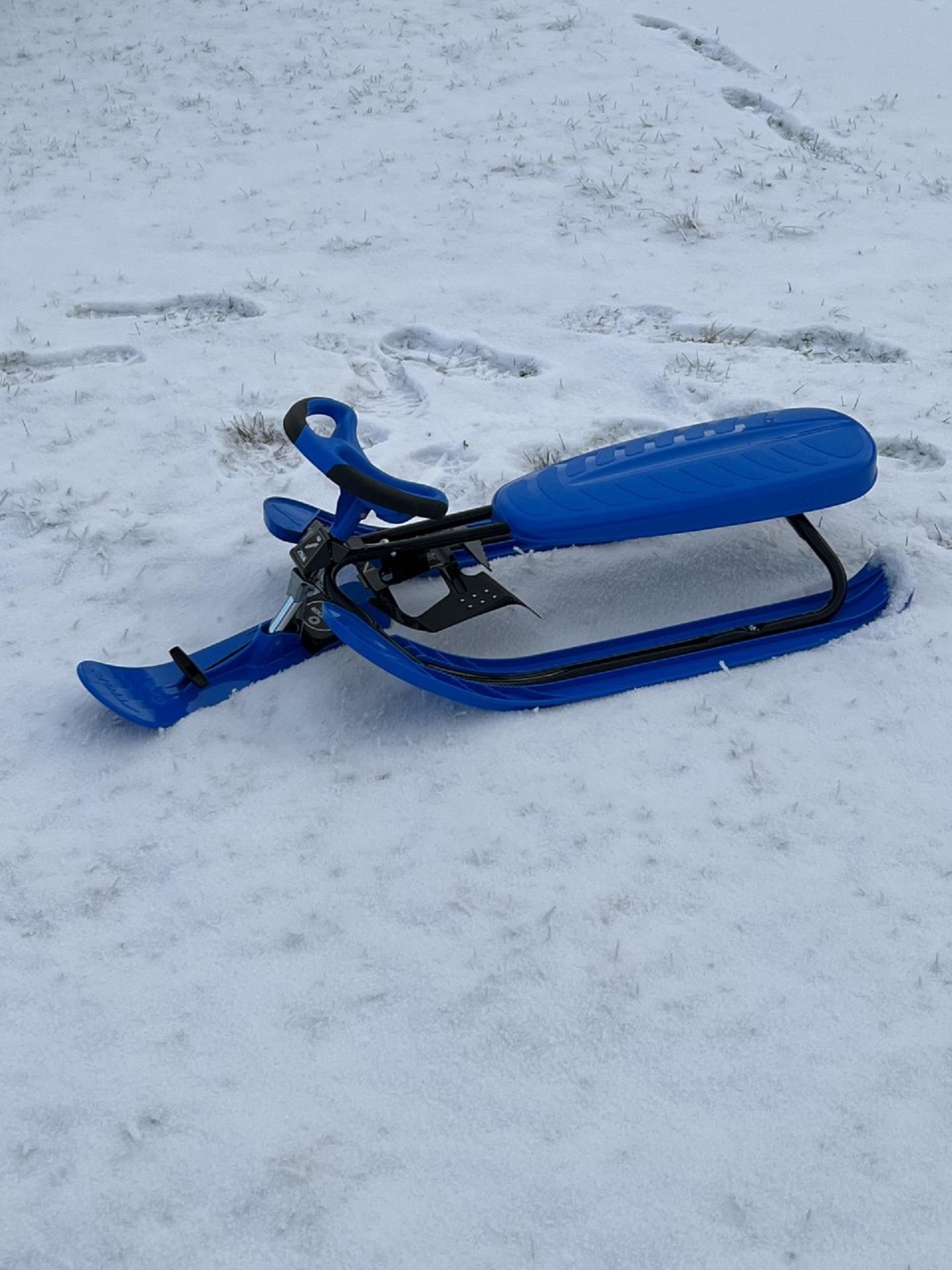 Akebrett snow racer Stiga, blå